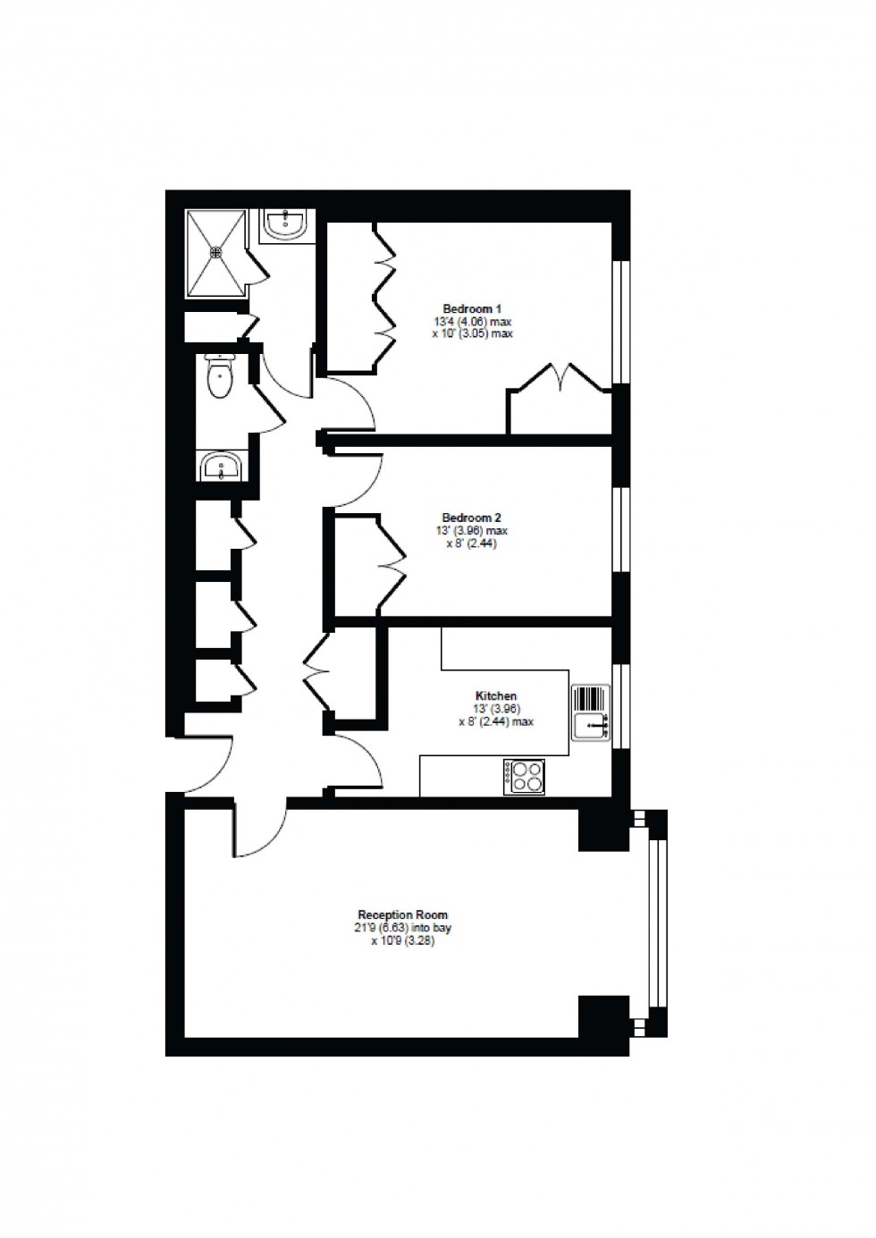 Floorplan for Church Road, London