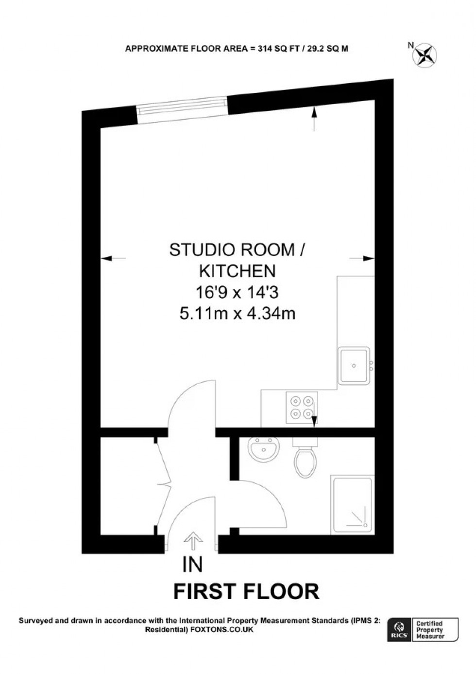 Floorplan for Greyhound Hill, London